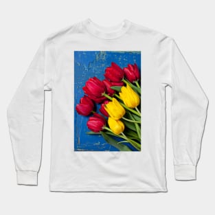 Red and Yellow Tulips Long Sleeve T-Shirt